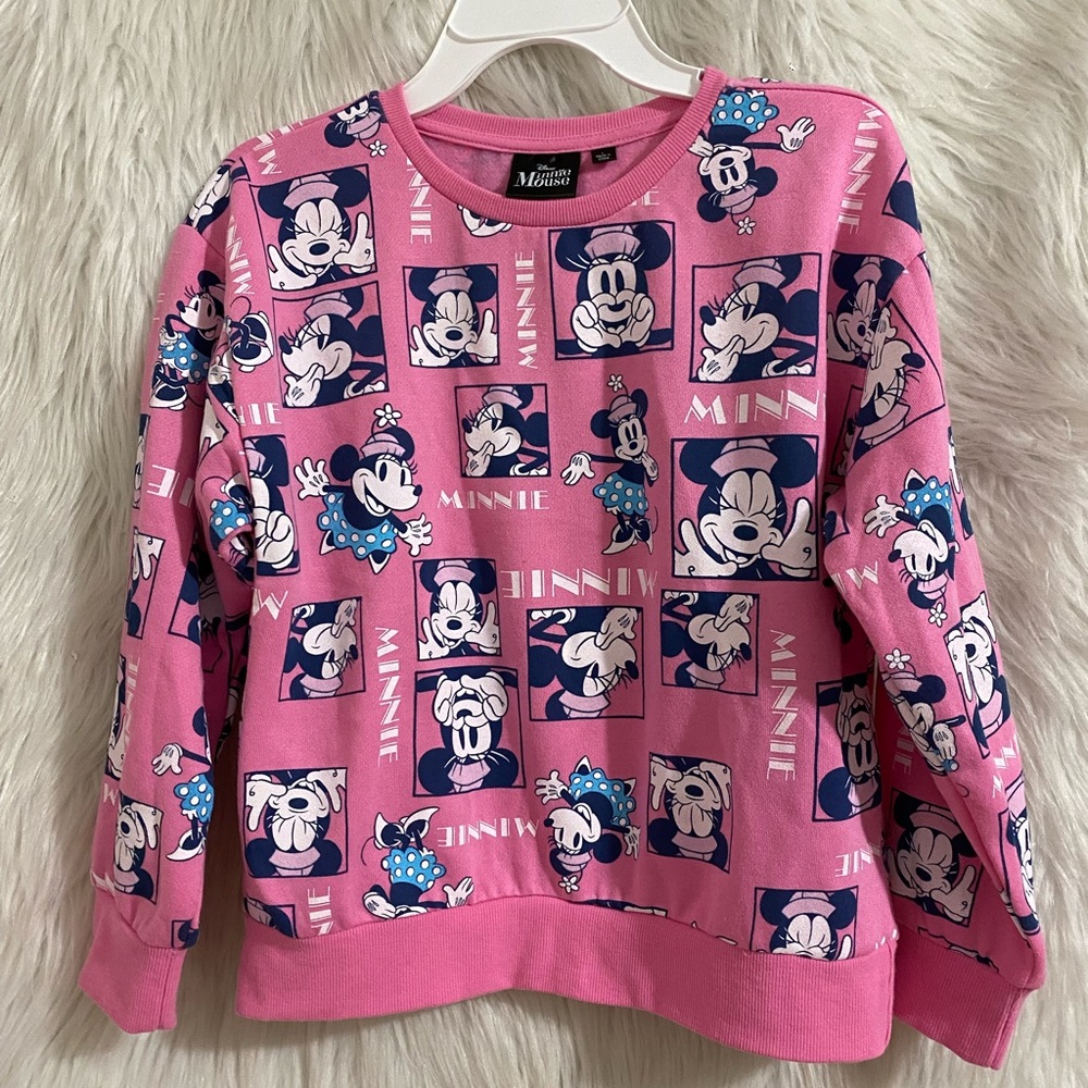 Girl’s Size Large Minnie Mouse Sweatshirt